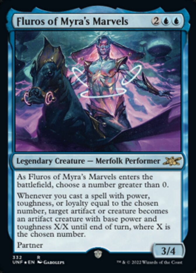 Fluros of Myra's Marvels (Galaxy Foil) [Unfinity] | Anubis Games and Hobby