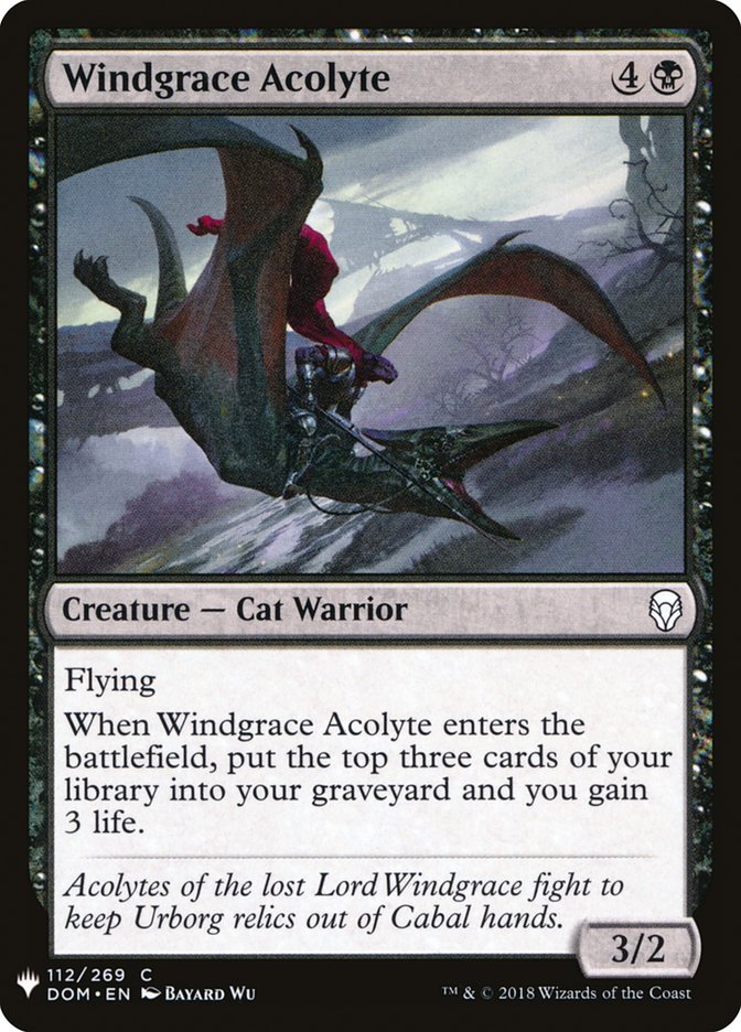 Windgrace Acolyte [Mystery Booster] | Anubis Games and Hobby