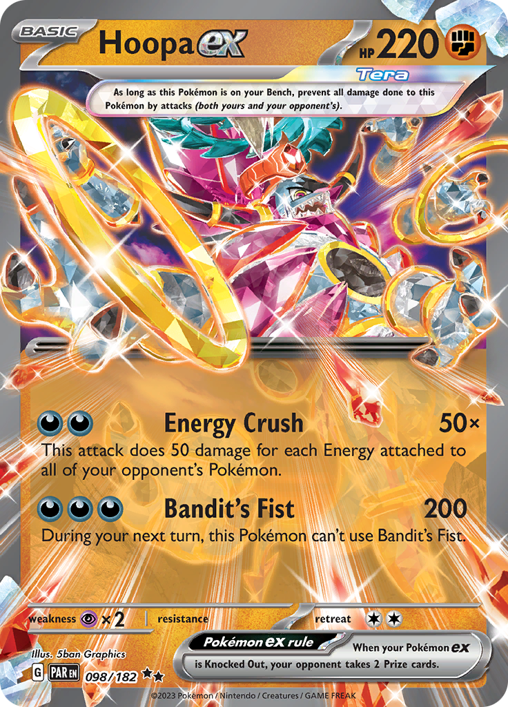 Hoopa ex (098/182) [Scarlet & Violet: Paradox Rift] | Anubis Games and Hobby