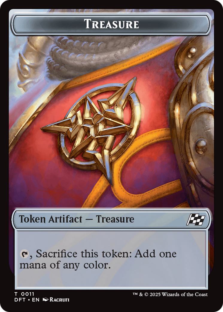 Nalaar Aetherjet // Treasure Double-Sided Token [Aetherdrift Tokens] | Anubis Games and Hobby