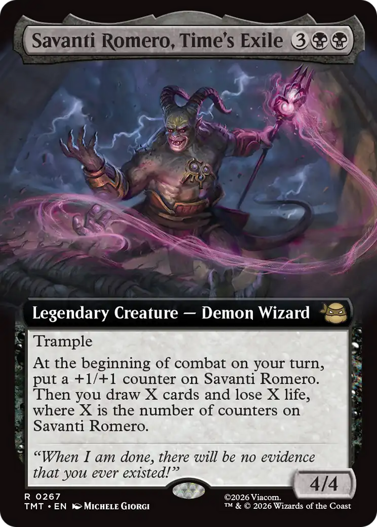 Savanti Romero, Time's Exile (Extended Art) [Teenage Mutant Ninja Turtles] | Anubis Games and Hobby