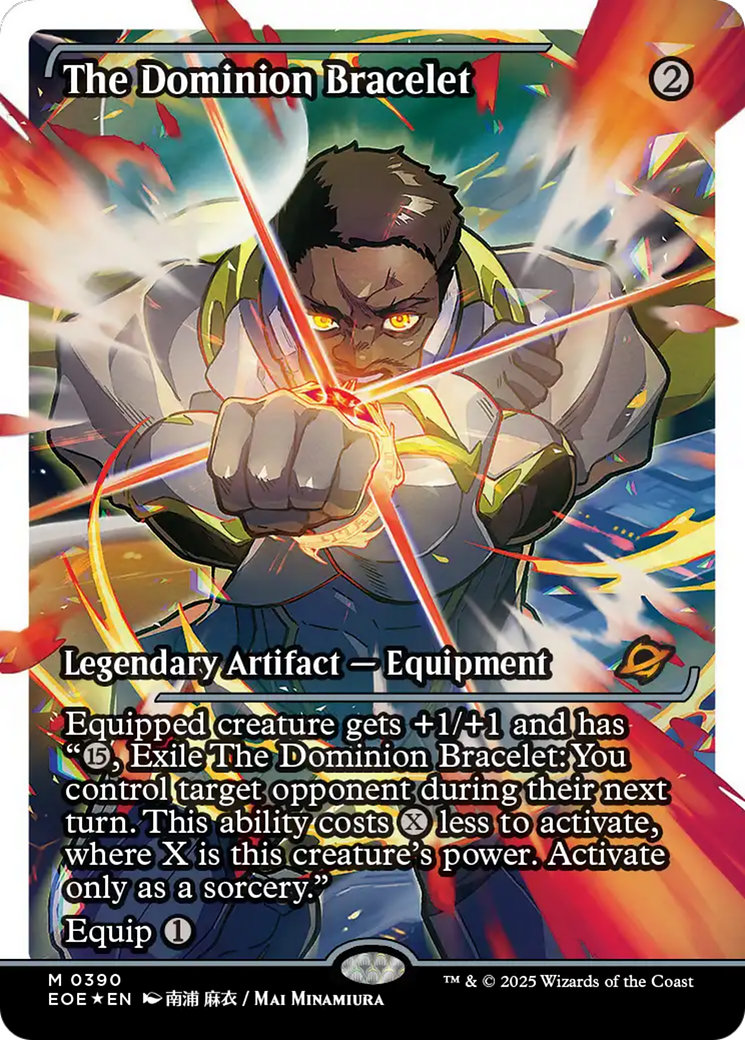 The Dominion Bracelet (Showcase) (Fracture Foil) [Edge of Eternities] | Anubis Games and Hobby