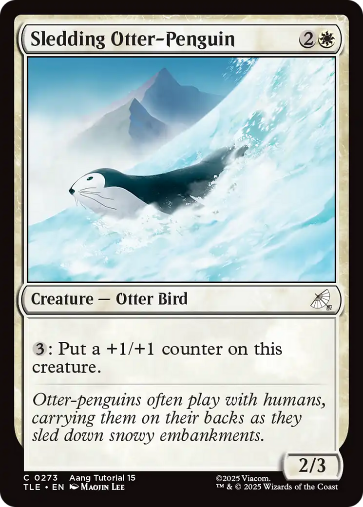 Sledding Otter-Penguin (0273) [Avatar: The Last Airbender: Eternal-Legal] | Anubis Games and Hobby
