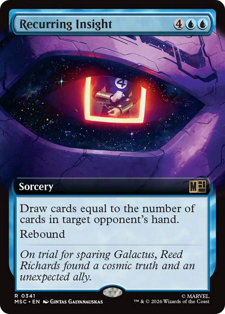Recurring Insight (Extended Art) [Marvel Super Heroes Commander] | Anubis Games and Hobby