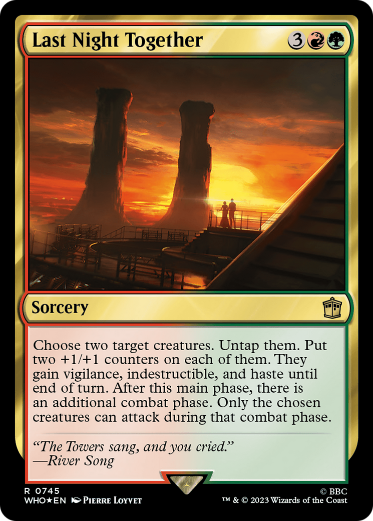 Last Night Together (Surge Foil) [Doctor Who] | Anubis Games and Hobby