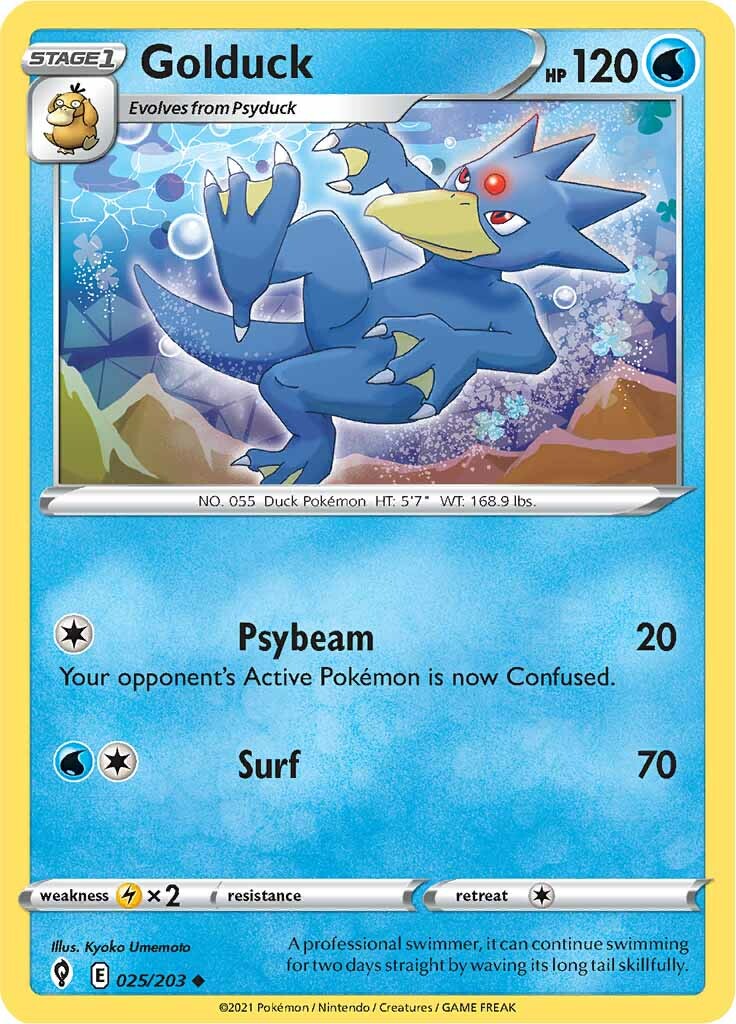 Golduck (025/203) [Sword & Shield: Evolving Skies] | Anubis Games and Hobby