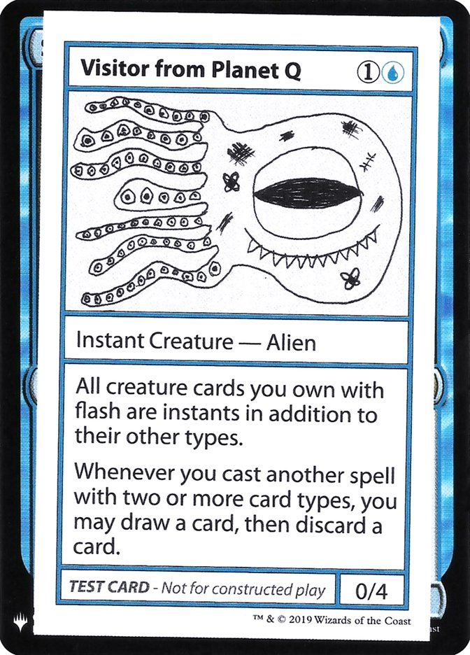 Visitor from Planet Q [Mystery Booster Playtest Cards] | Anubis Games and Hobby