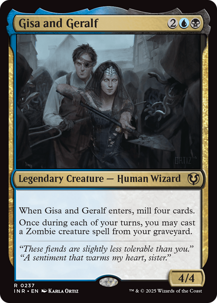 Gisa and Geralf [Innistrad Remastered] | Anubis Games and Hobby
