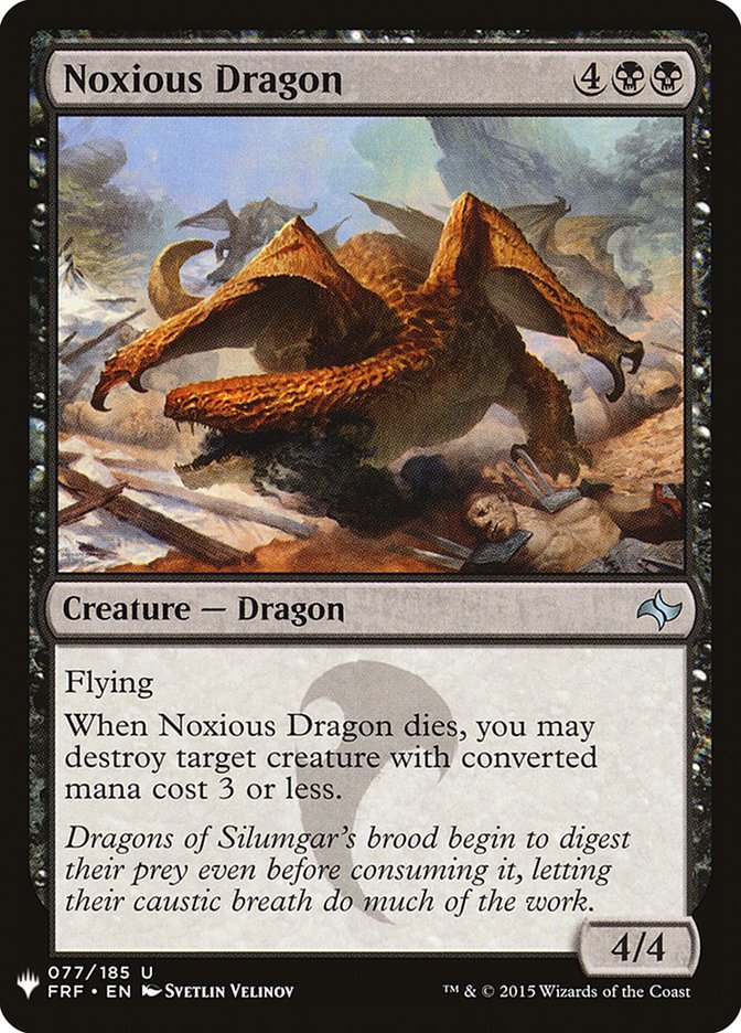 Noxious Dragon [Mystery Booster] | Anubis Games and Hobby