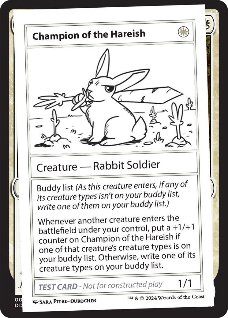 Champion of the Hareish [Mystery Booster 2 Playtest Cards] | Anubis Games and Hobby