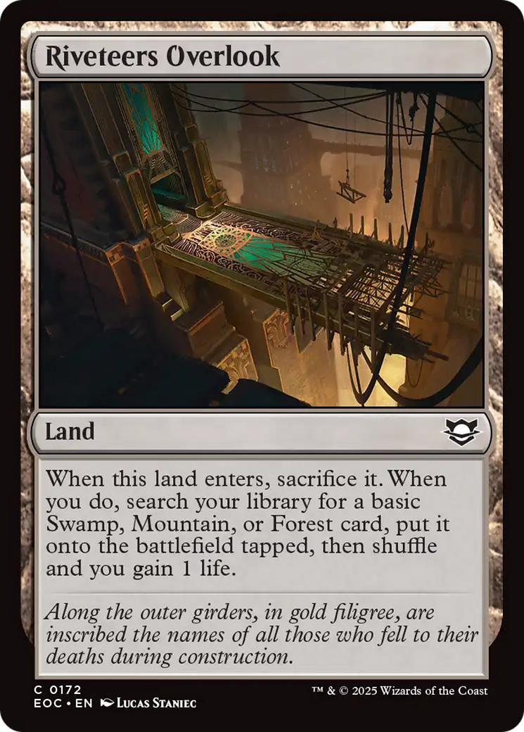 Riveteers Overlook [Edge of Eternities Commander] | Anubis Games and Hobby