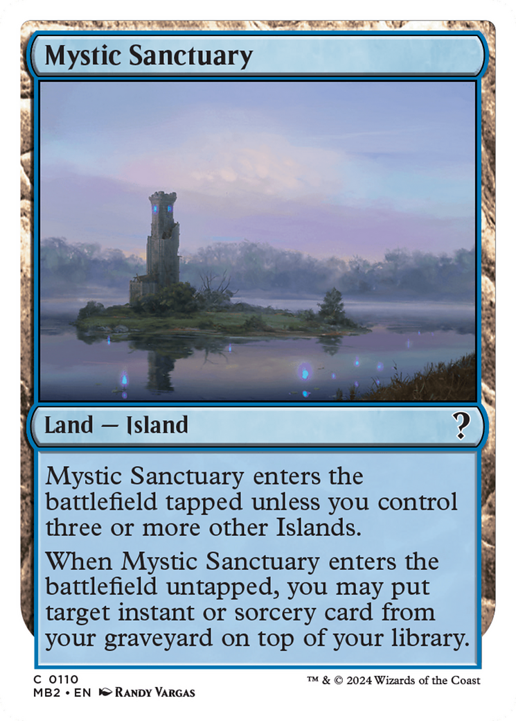 Mystic Sanctuary (White Border) [Mystery Booster 2] | Anubis Games and Hobby