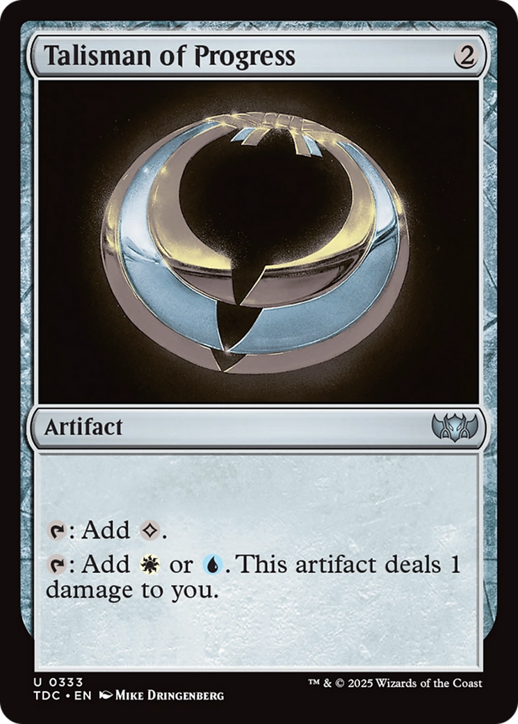 Talisman of Progress [Tarkir: Dragonstorm Commander] | Anubis Games and Hobby