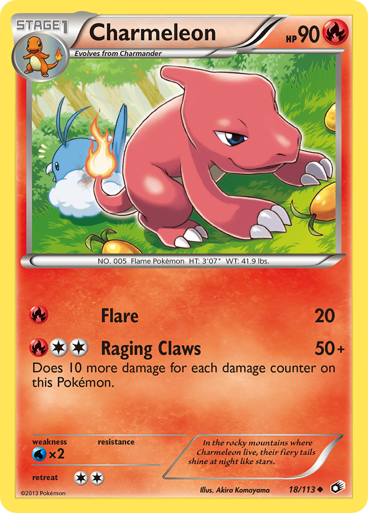 Charmeleon (18/113) [Black & White: Legendary Treasures] | Anubis Games and Hobby