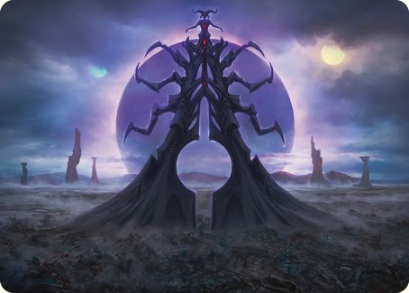 Black Sun's Twilight Art Card [Phyrexia: All Will Be One Art Series] | Anubis Games and Hobby