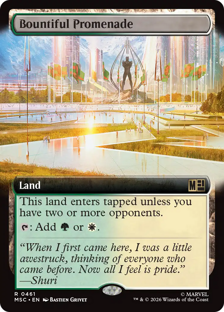 Bountiful Promenade (Extended Art) [Marvel Super Heroes Commander] | Anubis Games and Hobby