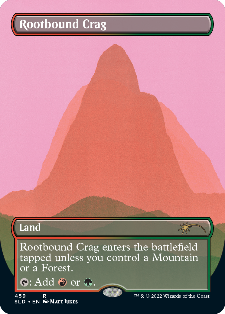 Rootbound Crag (Borderless) [Secret Lair Drop Series] | Anubis Games and Hobby