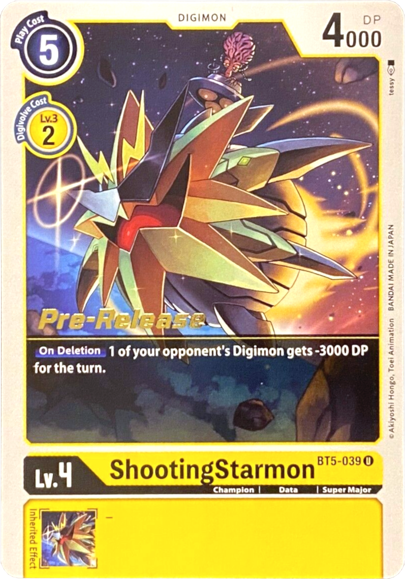 ShootingStarmon [BT5-039] [Battle of Omni Pre-Release Promos] | Anubis Games and Hobby