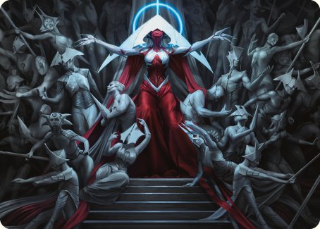 Elesh Norn, Mother of Machines Art Card [Phyrexia: All Will Be One Art Series] | Anubis Games and Hobby
