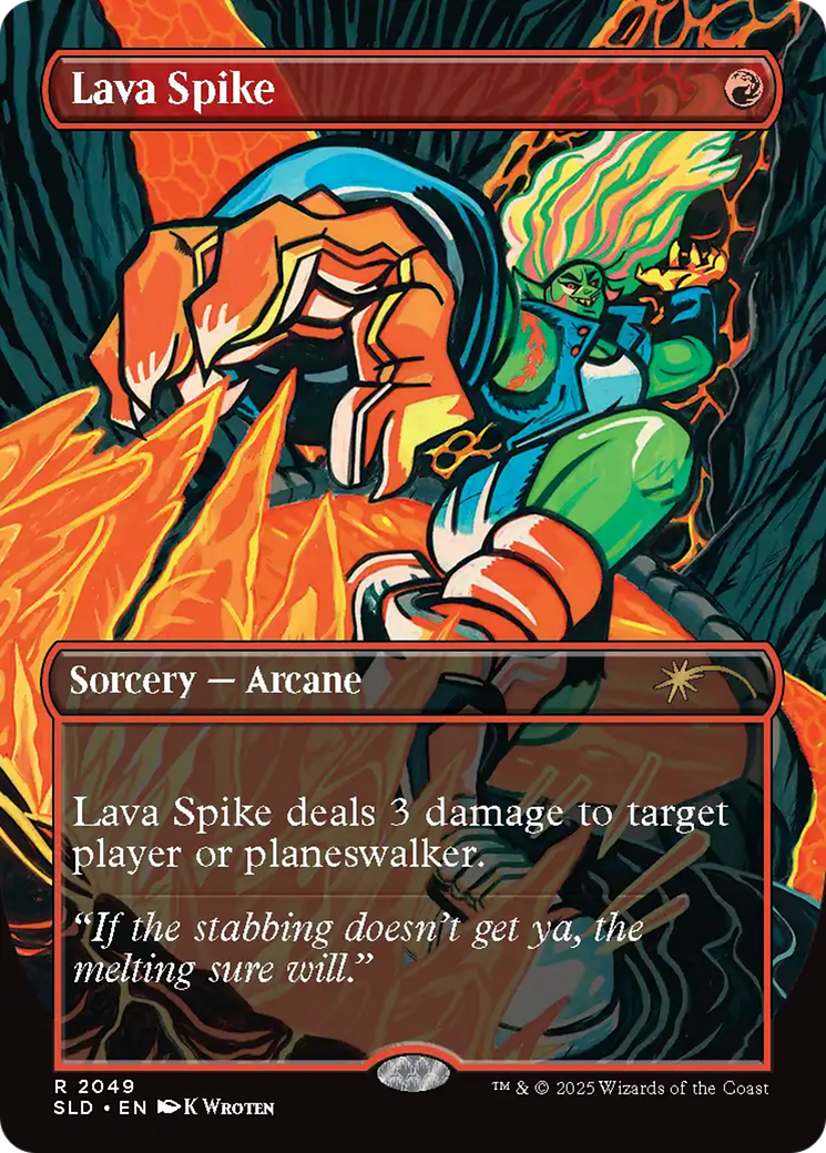 Lava Spike (2049) [Secret Lair Drop Series] | Anubis Games and Hobby