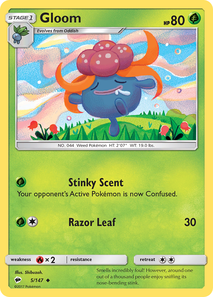 Gloom (5/147) [Sun & Moon: Burning Shadows] | Anubis Games and Hobby