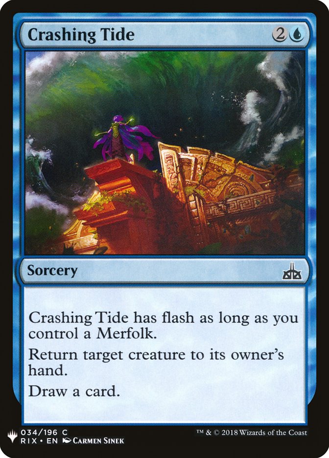 Crashing Tide [Mystery Booster] | Anubis Games and Hobby