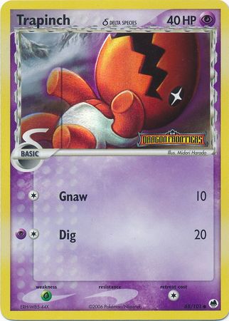 Trapinch (68/101) (Delta Species) (Stamped) [EX: Dragon Frontiers] | Anubis Games and Hobby
