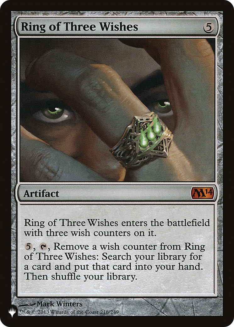 Ring of Three Wishes [The List] | Anubis Games and Hobby