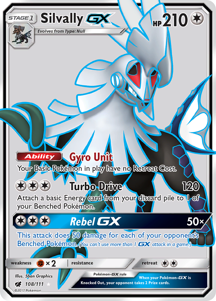 Silvally GX (108/111) [Sun & Moon: Crimson Invasion] | Anubis Games and Hobby