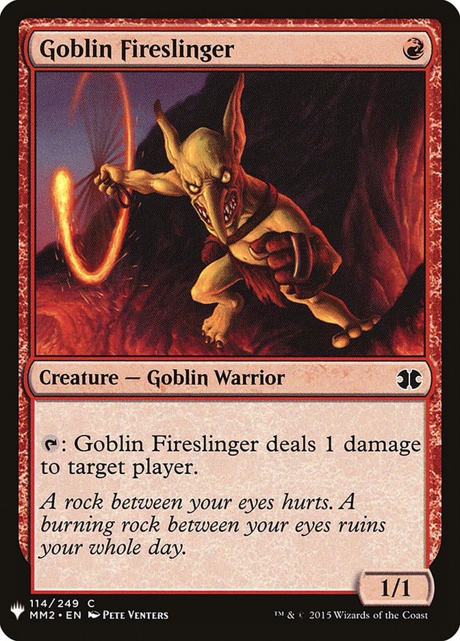 Goblin Fireslinger [Mystery Booster] | Anubis Games and Hobby