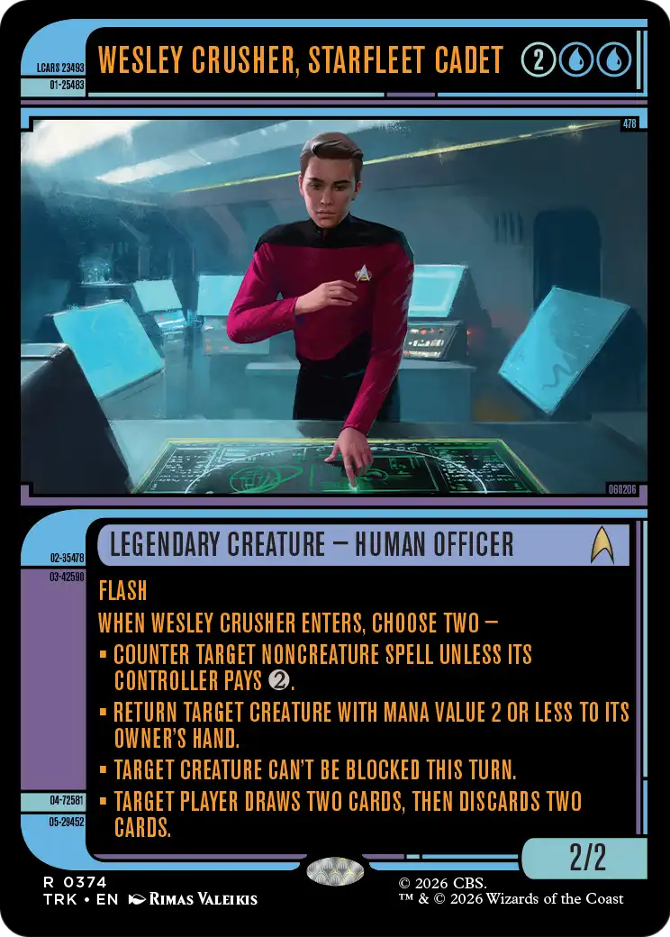 Wesley Crusher, Starfleet Cadet (Showcase) [Star Trek] | Anubis Games and Hobby