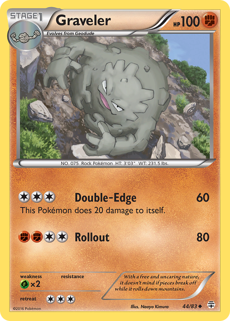 Graveler (44/83) [XY: Generations] | Anubis Games and Hobby
