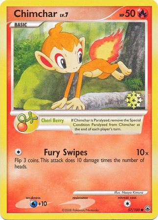 Chimchar (57/100) [Countdown Calendar Promos] | Anubis Games and Hobby