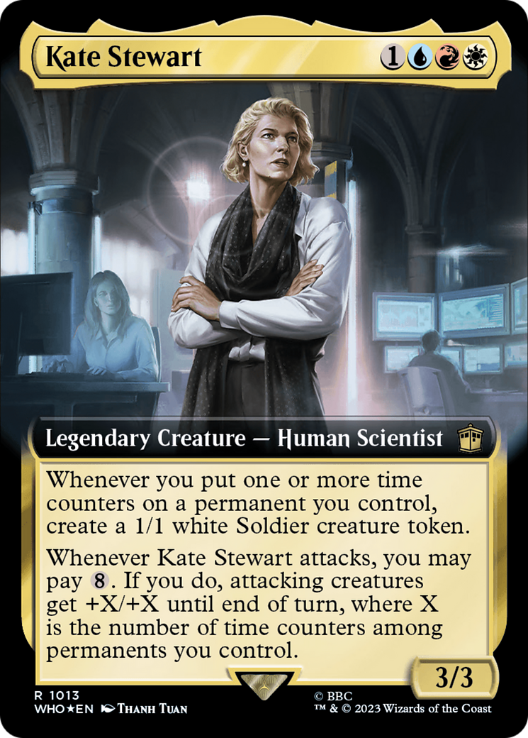 Kate Stewart (Extended Art) (Surge Foil) [Doctor Who] | Anubis Games and Hobby