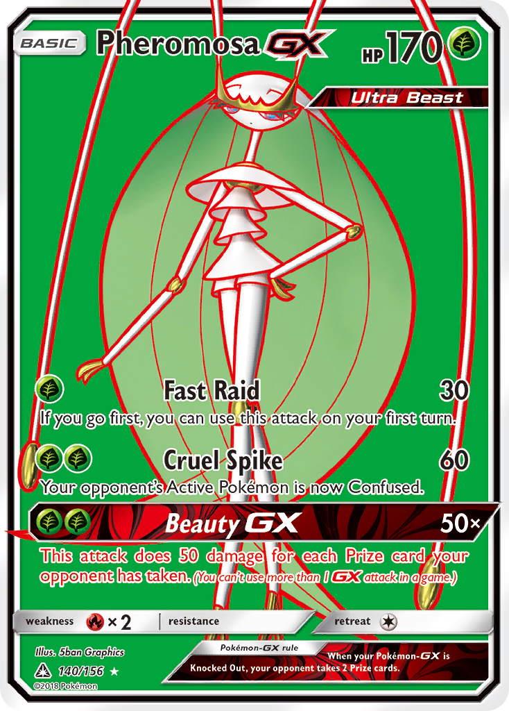 Pheromosa GX (140/156) [Sun & Moon: Ultra Prism] | Anubis Games and Hobby