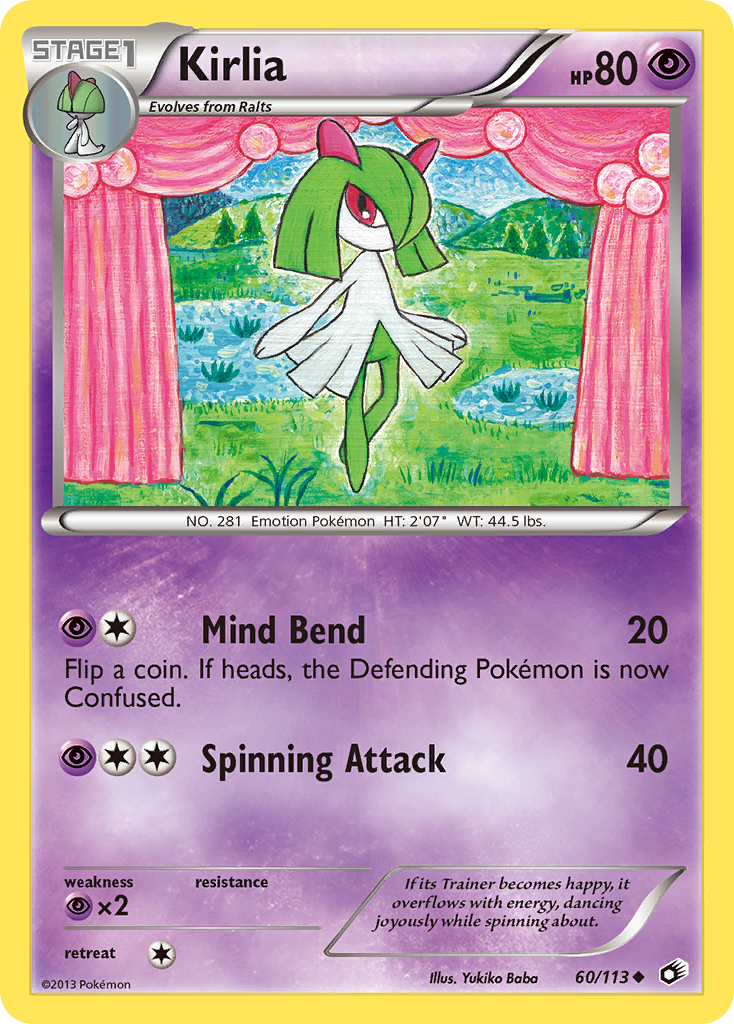 Kirlia (60/113) [Black & White: Legendary Treasures] | Anubis Games and Hobby