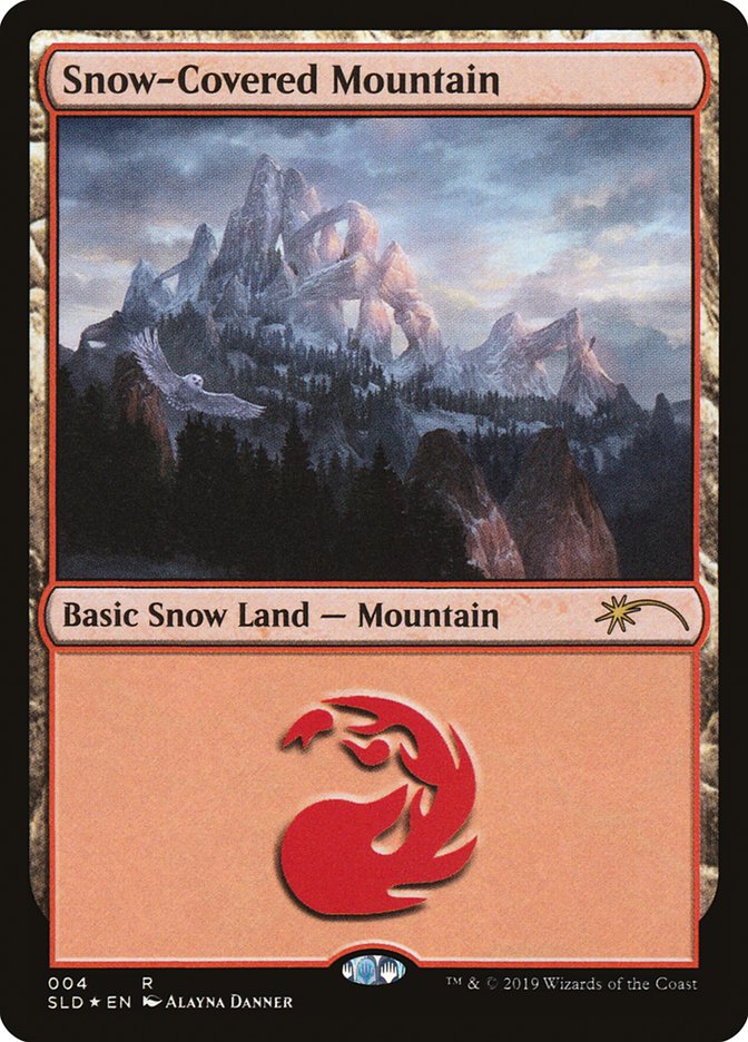 Snow-Covered Mountain (004) [Secret Lair Drop Series] | Anubis Games and Hobby