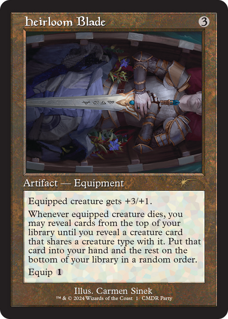Heirloom Blade (Retro Frame) [Wizards Play Network 2024] | Anubis Games and Hobby