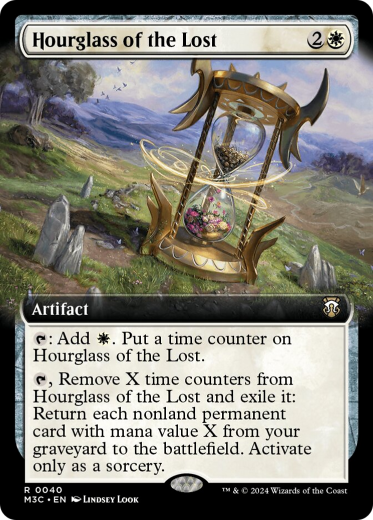 Hourglass of the Lost (Extended Art) [Modern Horizons 3 Commander] | Anubis Games and Hobby