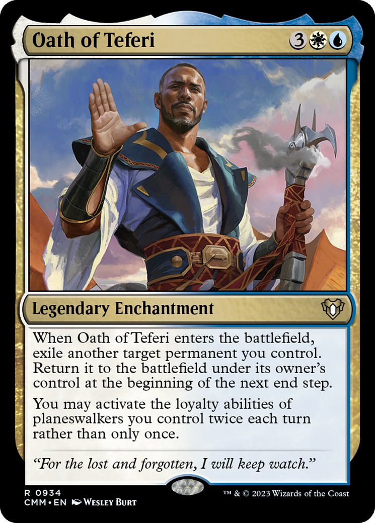 Oath of Teferi [Commander Masters] | Anubis Games and Hobby