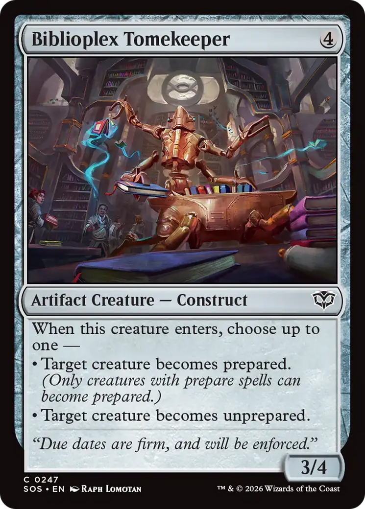 Biblioplex Tomekeeper [Secrets of Strixhaven] | Anubis Games and Hobby