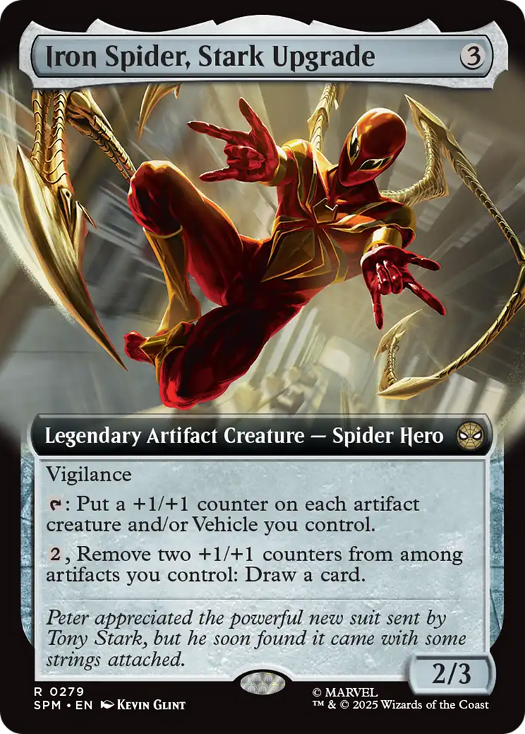Iron Spider, Stark Upgrade (Extended Art) [Marvel's Spider-Man] | Anubis Games and Hobby