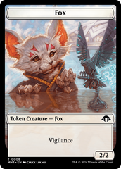 Servo // Fox Double-Sided Token [Modern Horizons 3 Tokens] | Anubis Games and Hobby