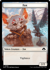 Phyrexian Germ // Fox Double-Sided Token [Modern Horizons 3 Tokens] | Anubis Games and Hobby