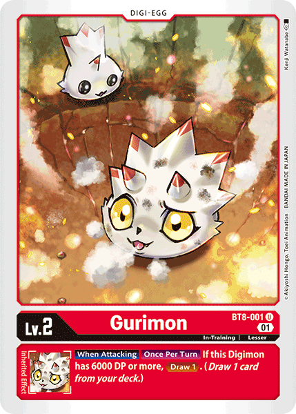 Gurimon [BT8-001] [New Awakening] | Anubis Games and Hobby