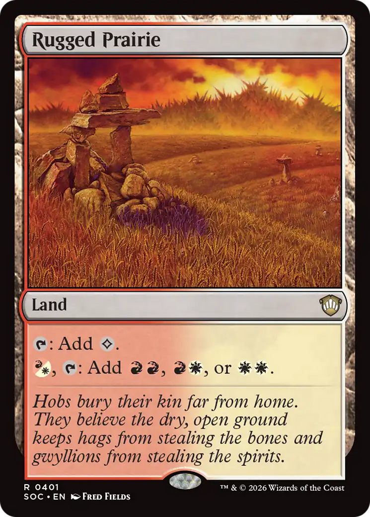 Rugged Prairie [Secrets of Strixhaven Commander] | Anubis Games and Hobby