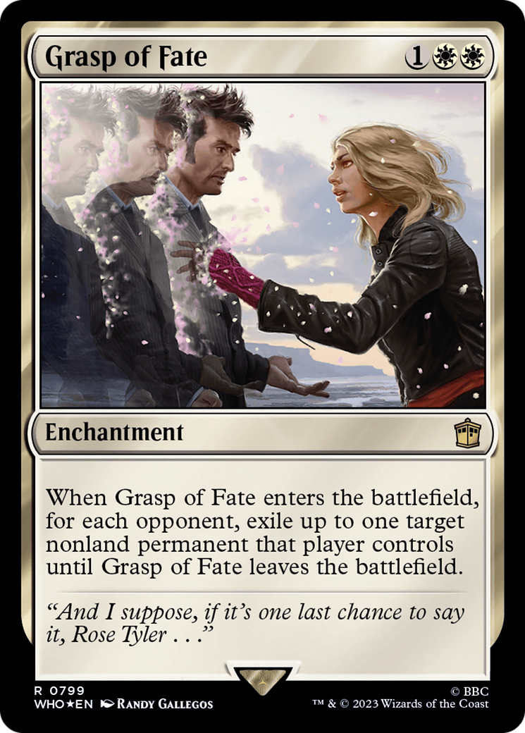 Grasp of Fate (Surge Foil) [Doctor Who] | Anubis Games and Hobby