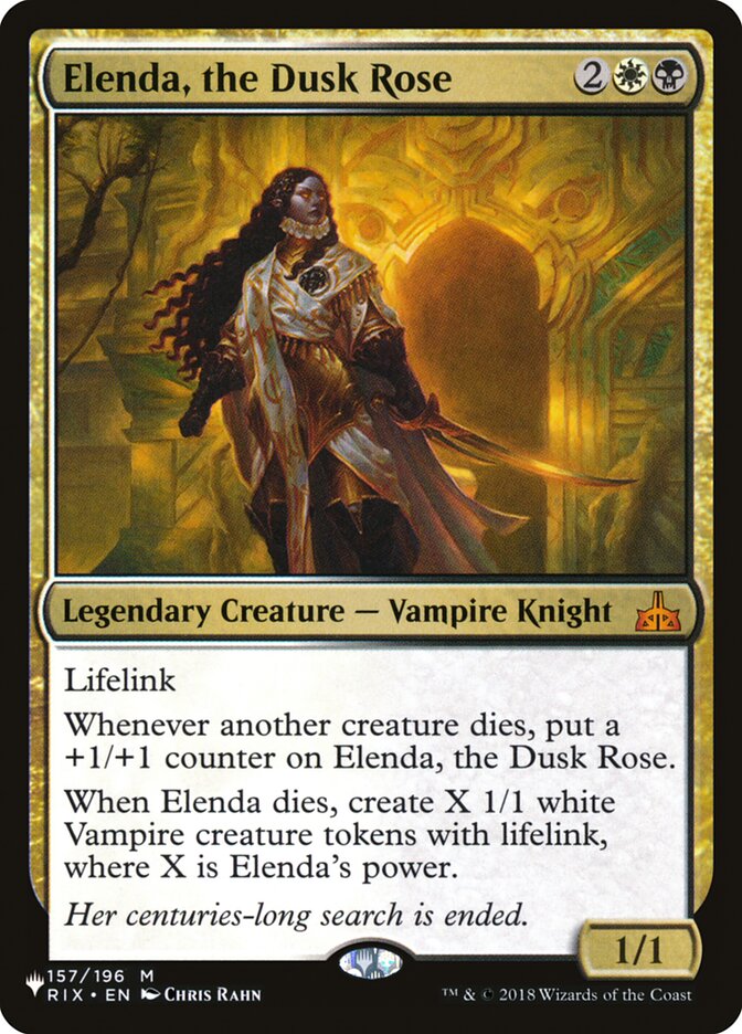 Elenda, the Dusk Rose [The List] | Anubis Games and Hobby