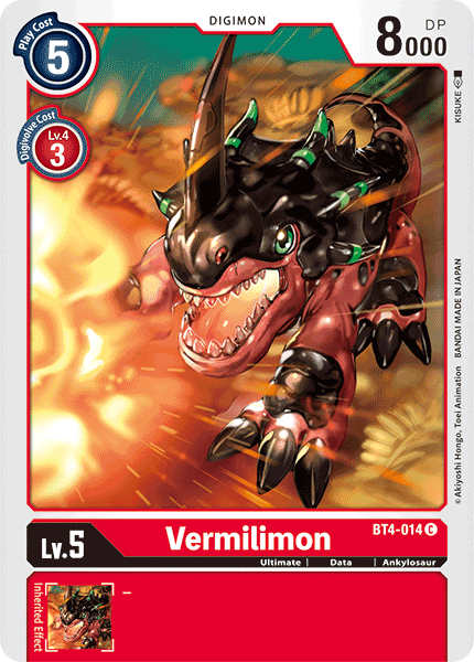 Vermilimon [BT4-014] [Great Legend] | Anubis Games and Hobby