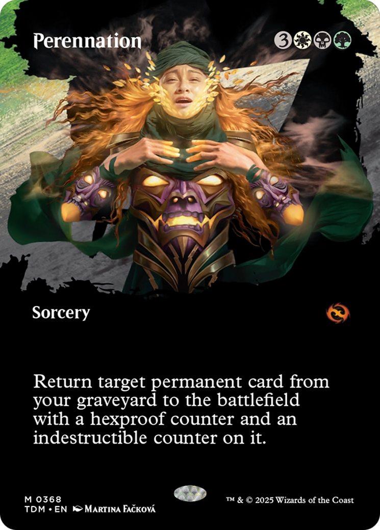 Perennation (Borderless) [Tarkir: Dragonstorm] | Anubis Games and Hobby